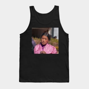 Tibetan Woman, Lhasa, Tibet. Tank Top